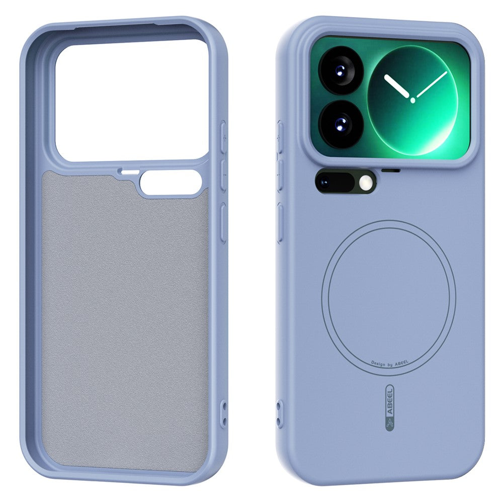 ABEEL For Xiaomi 17 Pro Case Compatible with MagSafe Skin Touch Liquid Silicone Phone Back Cover