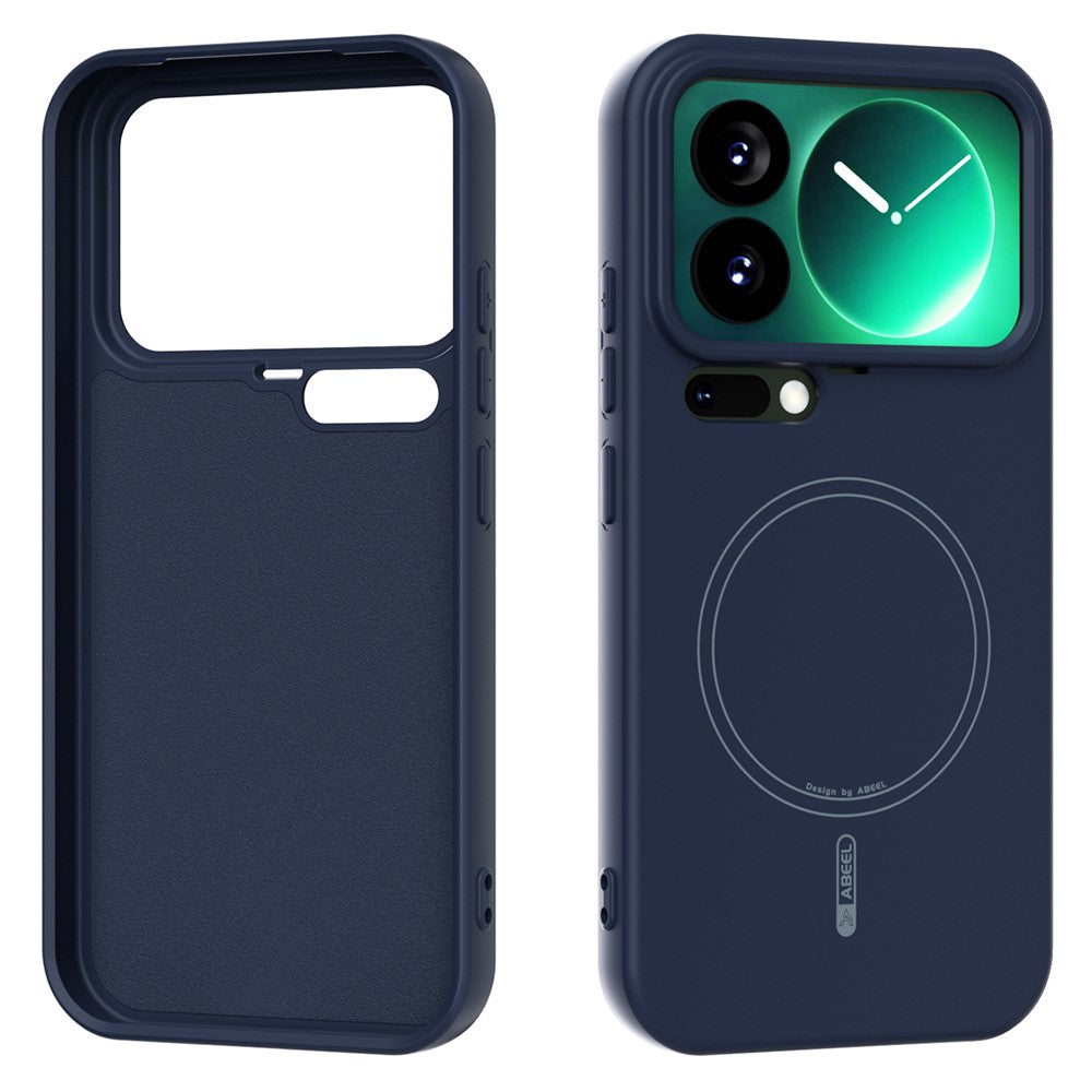 ABEEL For Xiaomi 17 Pro Case Compatible with MagSafe Skin Touch Liquid Silicone Phone Back Cover