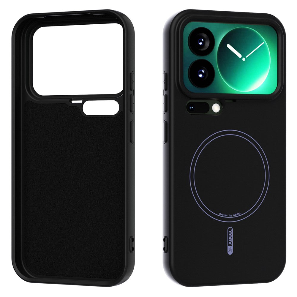 ABEEL For Xiaomi 17 Pro Case Compatible with MagSafe Skin Touch Liquid Silicone Phone Back Cover