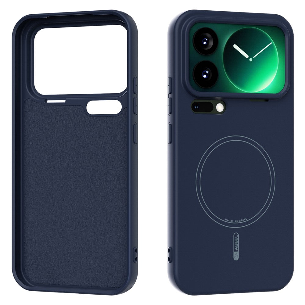 ABEEL For Xiaomi 17 Pro Max Case Compatible with MagSafe Skin Touch Liquid Silicone Phone Back Cover