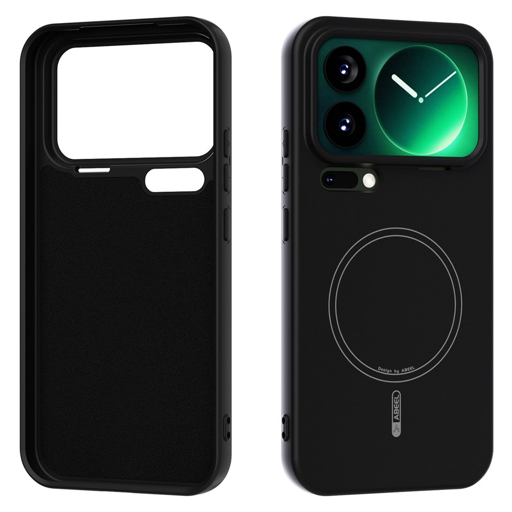 ABEEL For Xiaomi 17 Pro Max Case Compatible with MagSafe Skin Touch Liquid Silicone Phone Back Cover