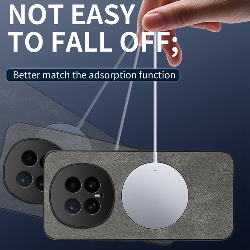 For Honor Magic8 5G Magnetic Case WANLONFENG SD Series PC TPU Phone Cover with 2Pcs Screen Film