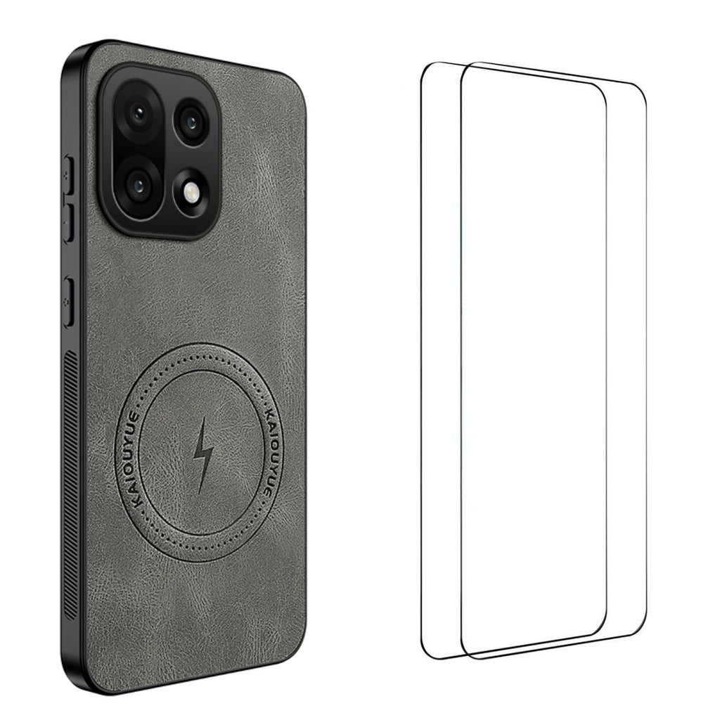 For OnePlus 15 5G Magnetic Case WANLONFENG SD Series PC TPU Phone Cover with 2Pcs Screen Film