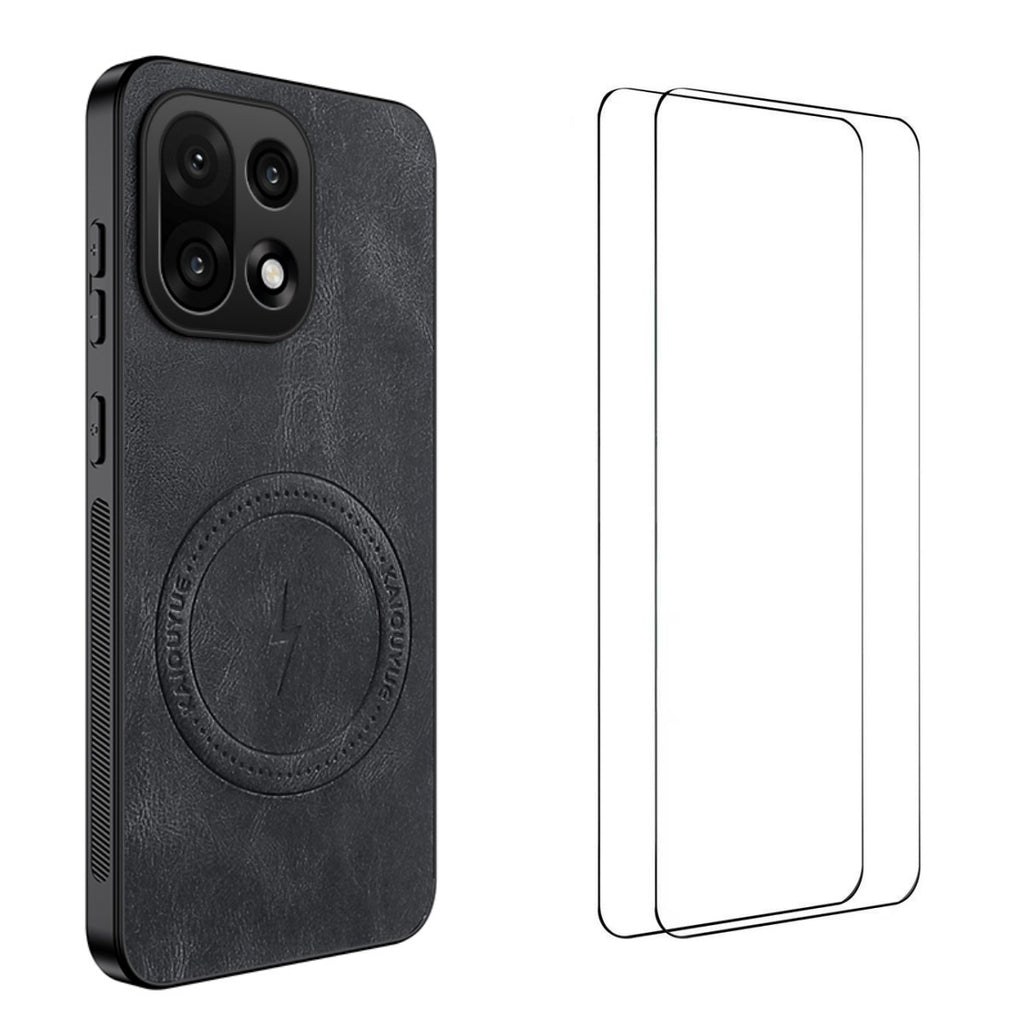 For OnePlus 15 5G Magnetic Case WANLONFENG SD Series PC TPU Phone Cover with 2Pcs Screen Film