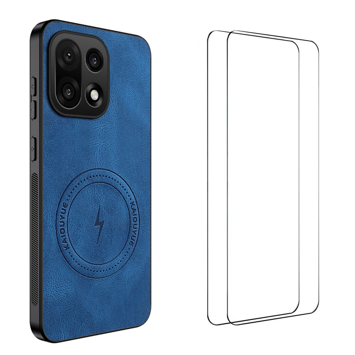 For OnePlus 15 5G Magnetic Case WANLONFENG SD Series PC TPU Phone Cover with 2Pcs Screen Film