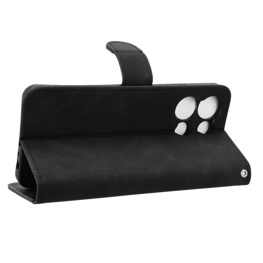 For TCL K33 5G Leather Case Skin Feel Anti Drop Wallet Flip Phone Cover