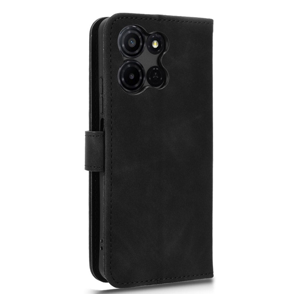 For TCL K33 5G Leather Case Skin Feel Anti Drop Wallet Flip Phone Cover