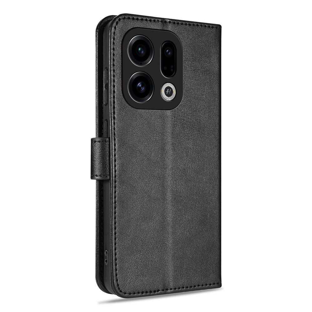 AZNS For Oppo Find X9 5G Case Anti-Scratch PU Leather Stand Wallet Phone Cover