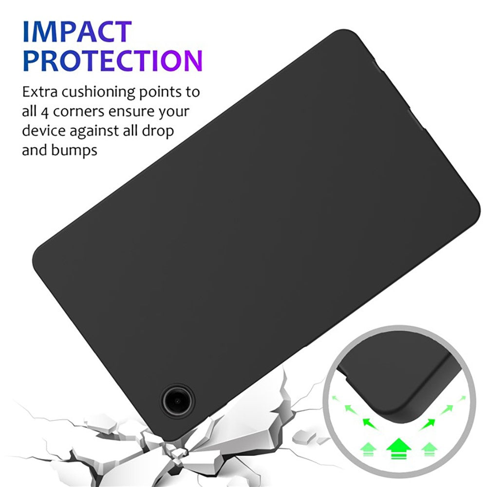 For Samsung Galaxy Tab A9 Case Liquid Silicone Anti-Scratch Tablet Cover