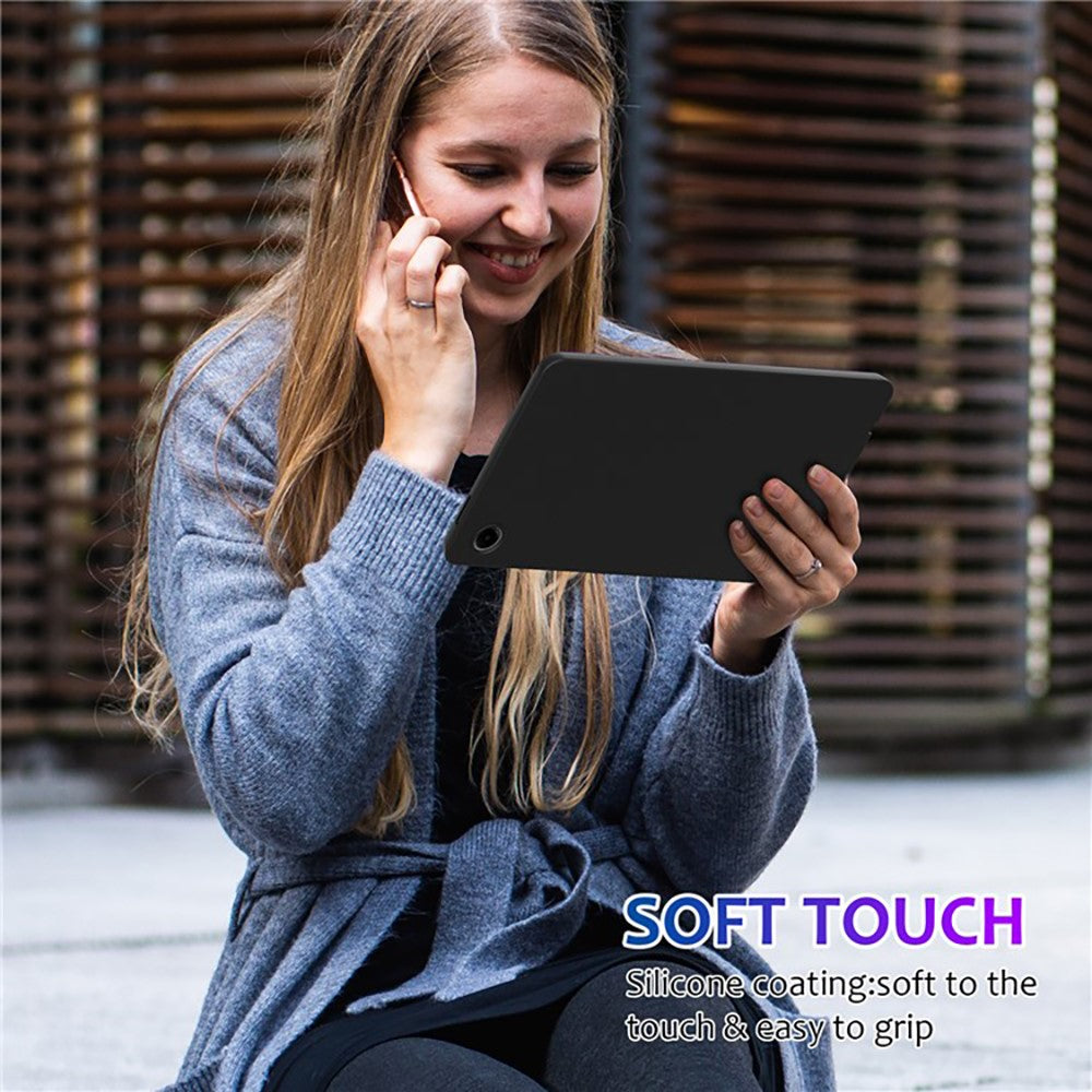 For Samsung Galaxy Tab A9 Case Liquid Silicone Anti-Scratch Tablet Cover