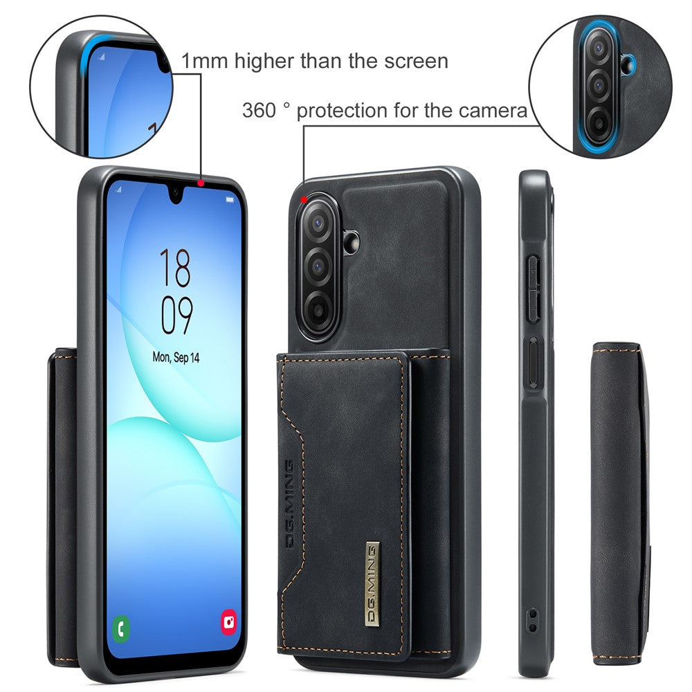 DG.MING M2 Series for Samsung Galaxy A17 5G  /  4G Case PU + PC + TPU Phone Cover Detachable Wallet