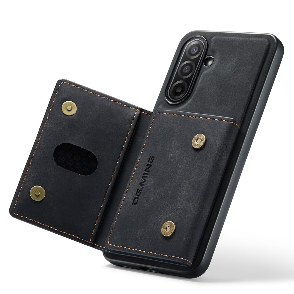 DG.MING M2 Series for Samsung Galaxy A17 5G  /  4G Case PU + PC + TPU Phone Cover Detachable Wallet