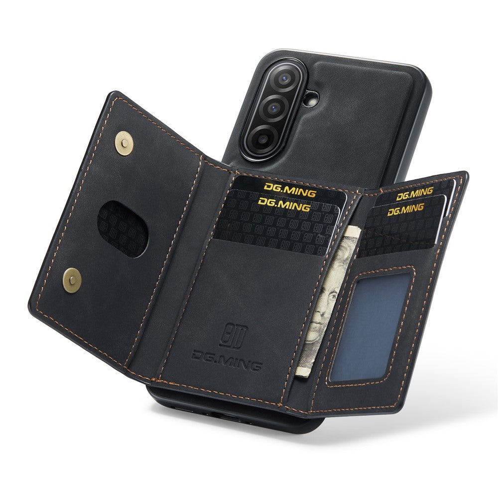 DG.MING M2 Series for Samsung Galaxy A17 5G  /  4G Case PU + PC + TPU Phone Cover Detachable Wallet
