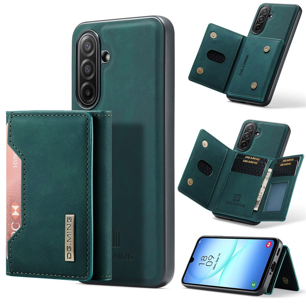 DG.MING M2 Series for Samsung Galaxy A17 5G  /  4G Case PU + PC + TPU Phone Cover Detachable Wallet