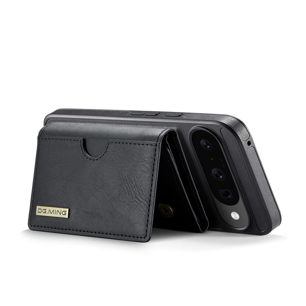 DG.MING M6 Series For Google Pixel 10  /  10 Pro Case Magnetic Wallet PU + PC + TPU Phone Cover