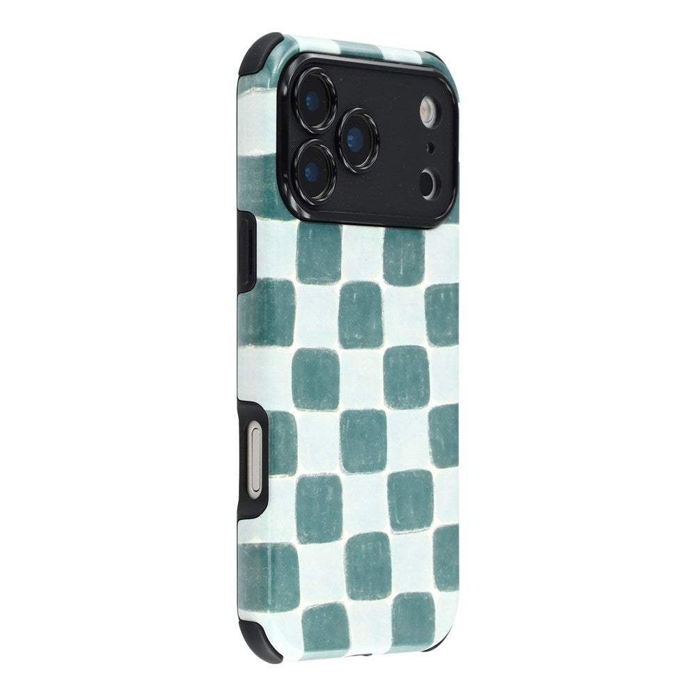 For iPhone 17 Pro Max Case IMD Pattern Design Corner Protection PC + TPU Phone Cover