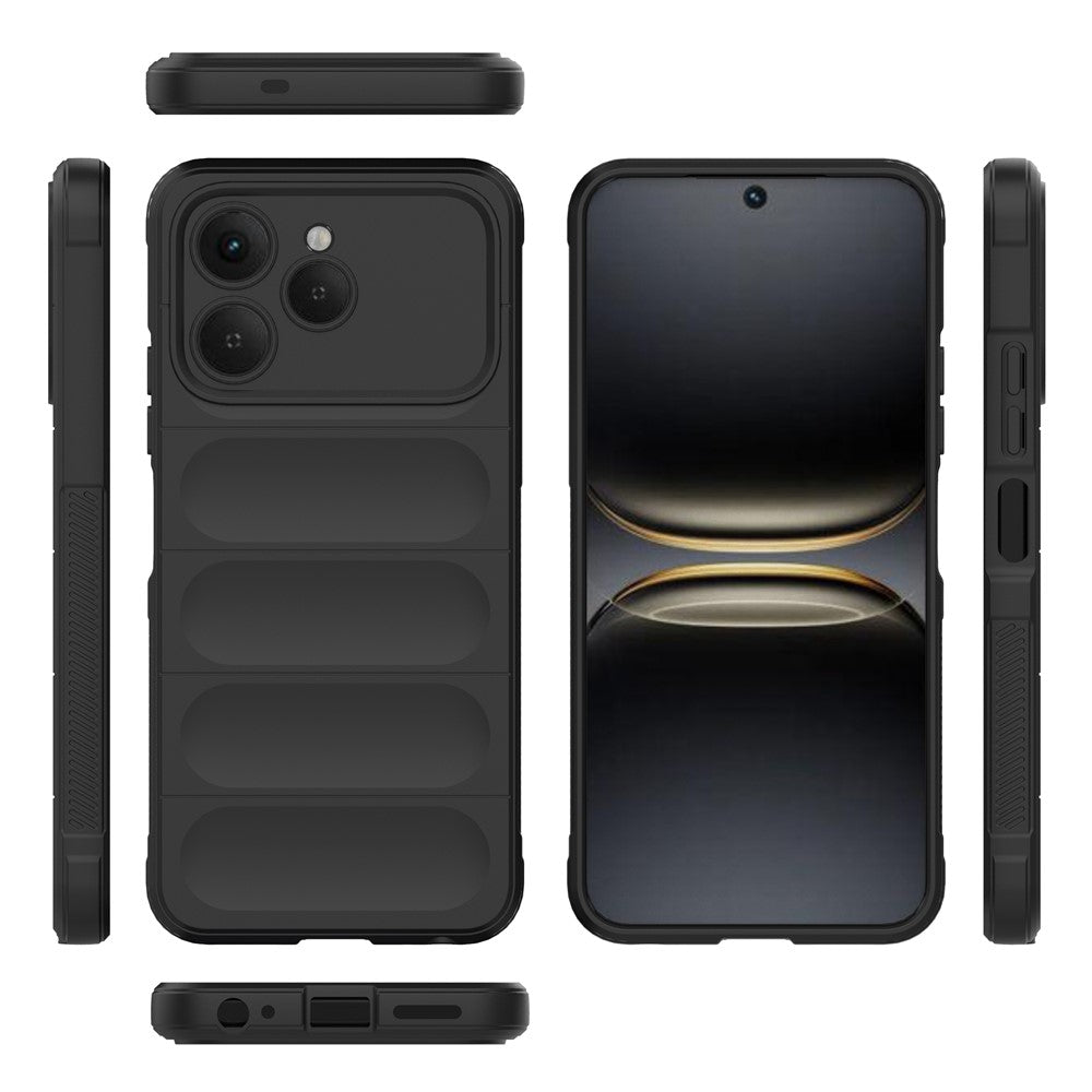 For TECNO Spark 40 4G Case Anti-Drop Soft TPU Rugged Phone Back Cover