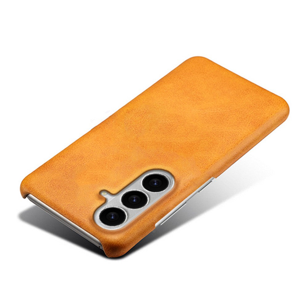 For Samsung Galaxy S26 / S26 Pro Case Calf Texture PU Leather Hard PC Protective Phone Cover