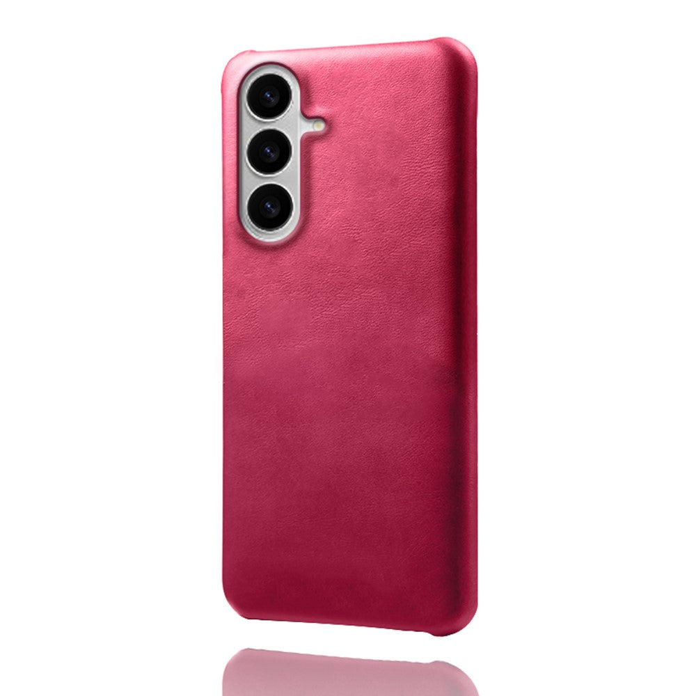 For Samsung Galaxy S26 / S26 Pro Case Calf Texture PU Leather Hard PC Protective Phone Cover