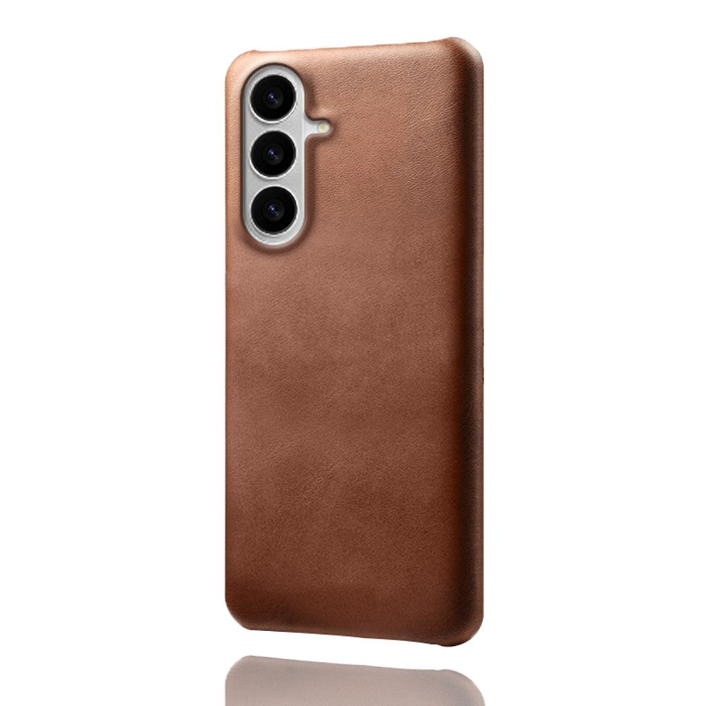 For Samsung Galaxy S26 / S26 Pro Case Calf Texture PU Leather Hard PC Protective Phone Cover