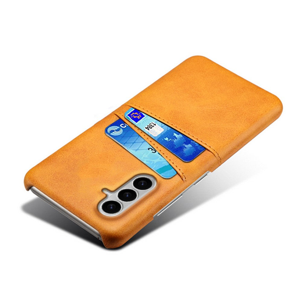 For Samsung Galaxy S26 / S26 Pro Case Dual Card Slots PU Leather + Hard PC Phone Cover
