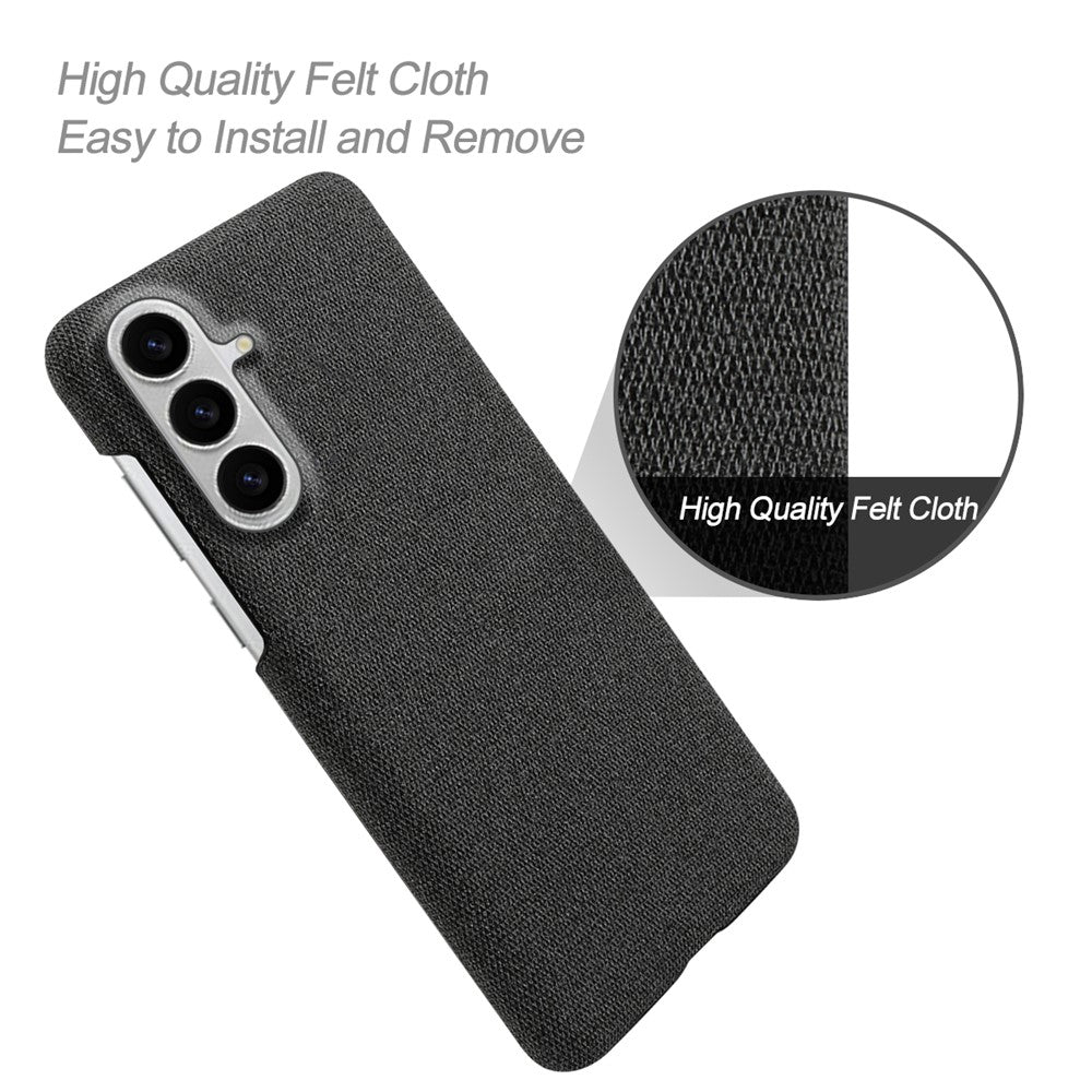 For Samsung Galaxy S26 / S26 Pro Phone Case Cloth Texture Anti-Scratch Protective PC Back Cover