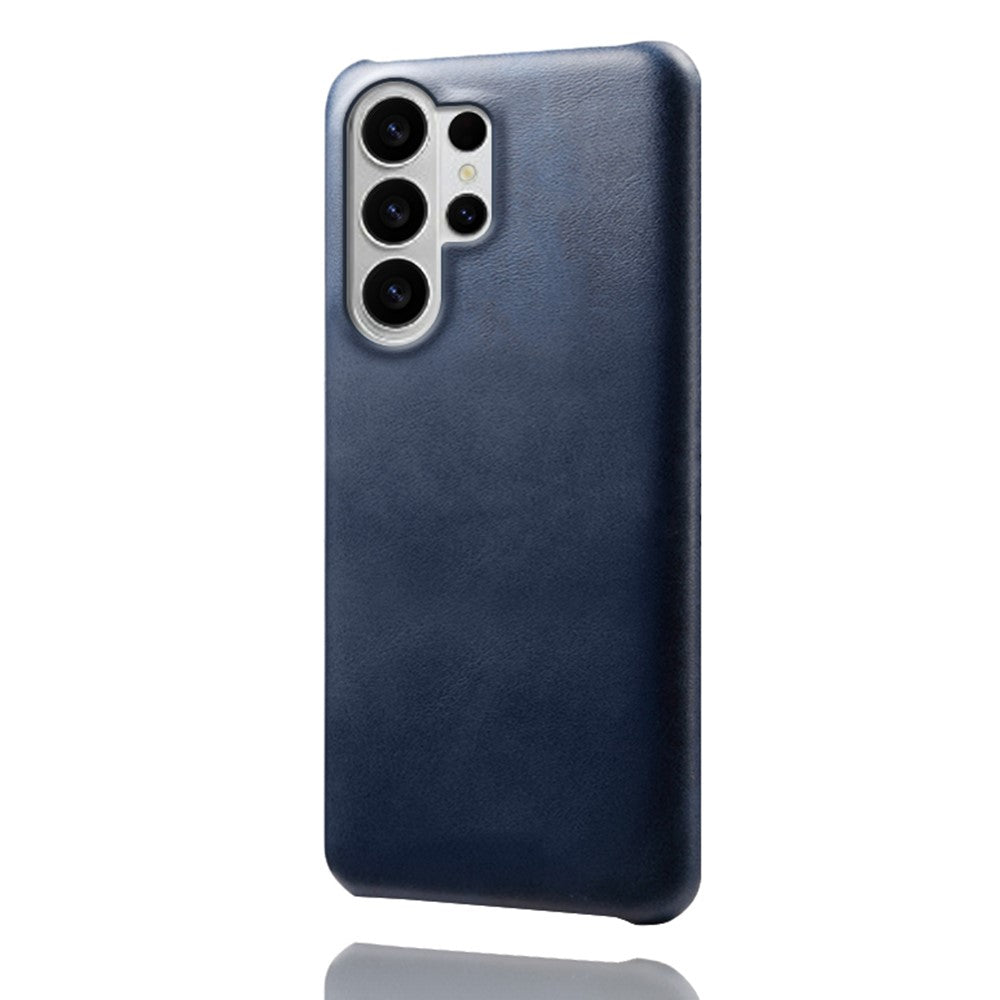 For Samsung Galaxy S26 Ultra Case Calf Texture PU Leather Hard PC Protective Phone Cover