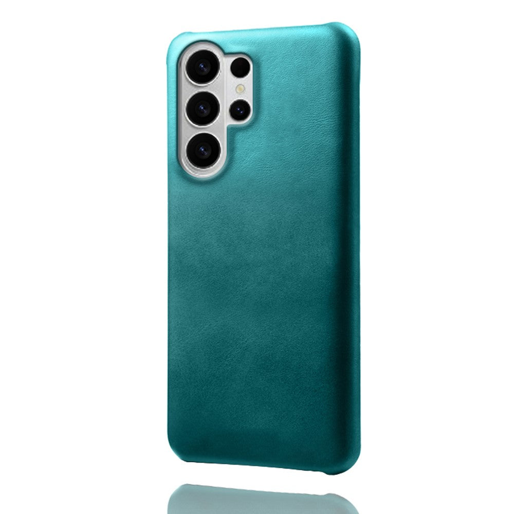 For Samsung Galaxy S26 Ultra Case Calf Texture PU Leather Hard PC Protective Phone Cover