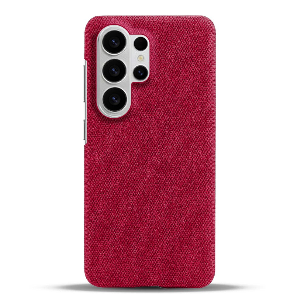 For Samsung Galaxy S26 Ultra Phone Case Cloth Texture Anti-Scratch Protective PC Back Cover