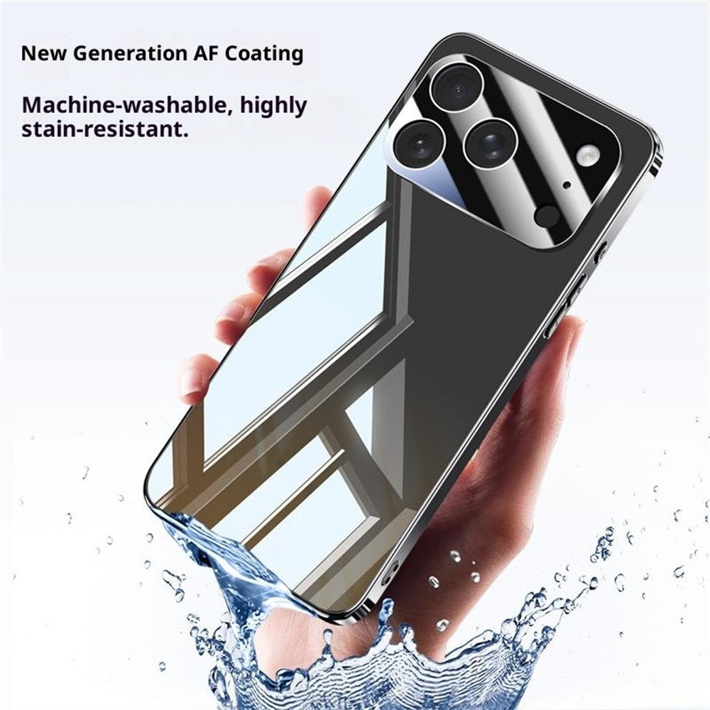 Coque pour iPhone 17 Pro en polycarbonate électroplaqué avec protection d'objectif pour appareil photo