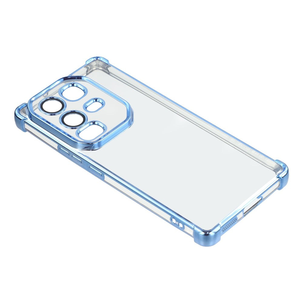 Coque arrière transparente en TPU avec coins renforcés pour Infinix Note 50 Pro 4G 