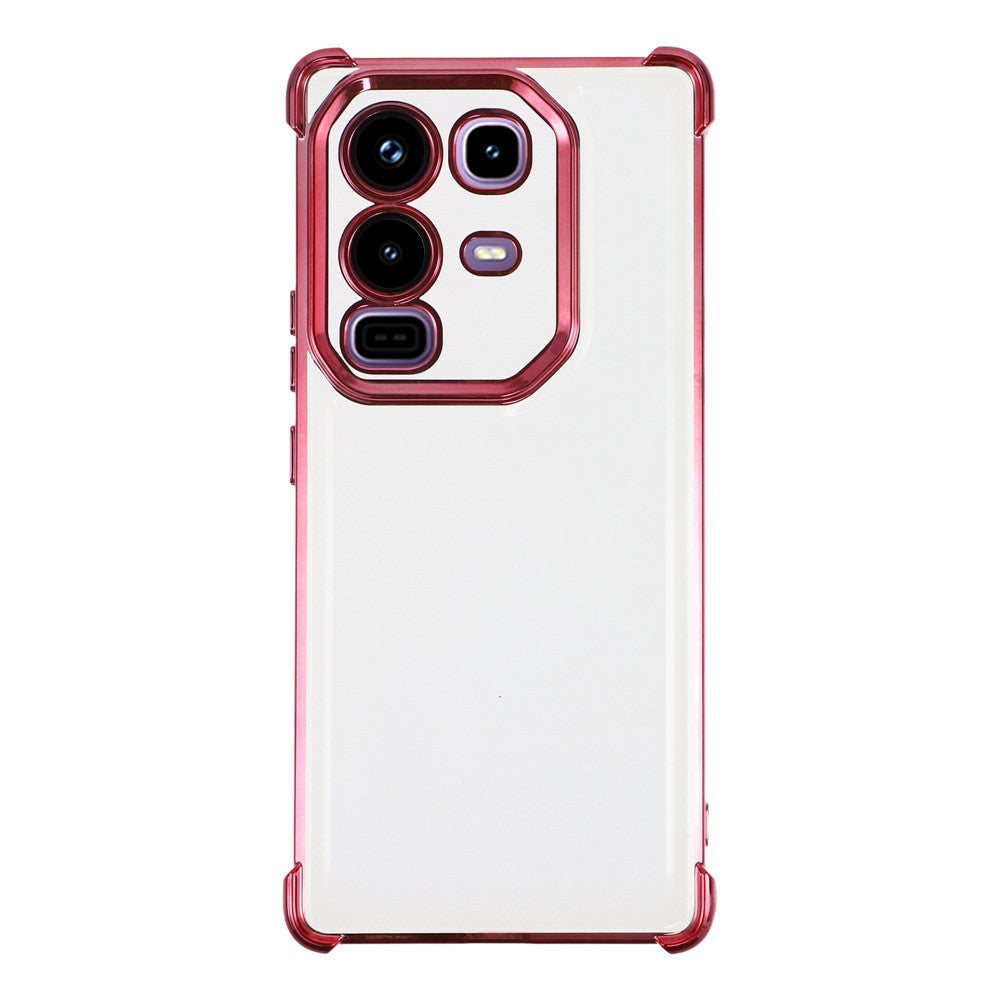 Coque arrière transparente en TPU avec coins renforcés pour Infinix Note 50 Pro 4G 