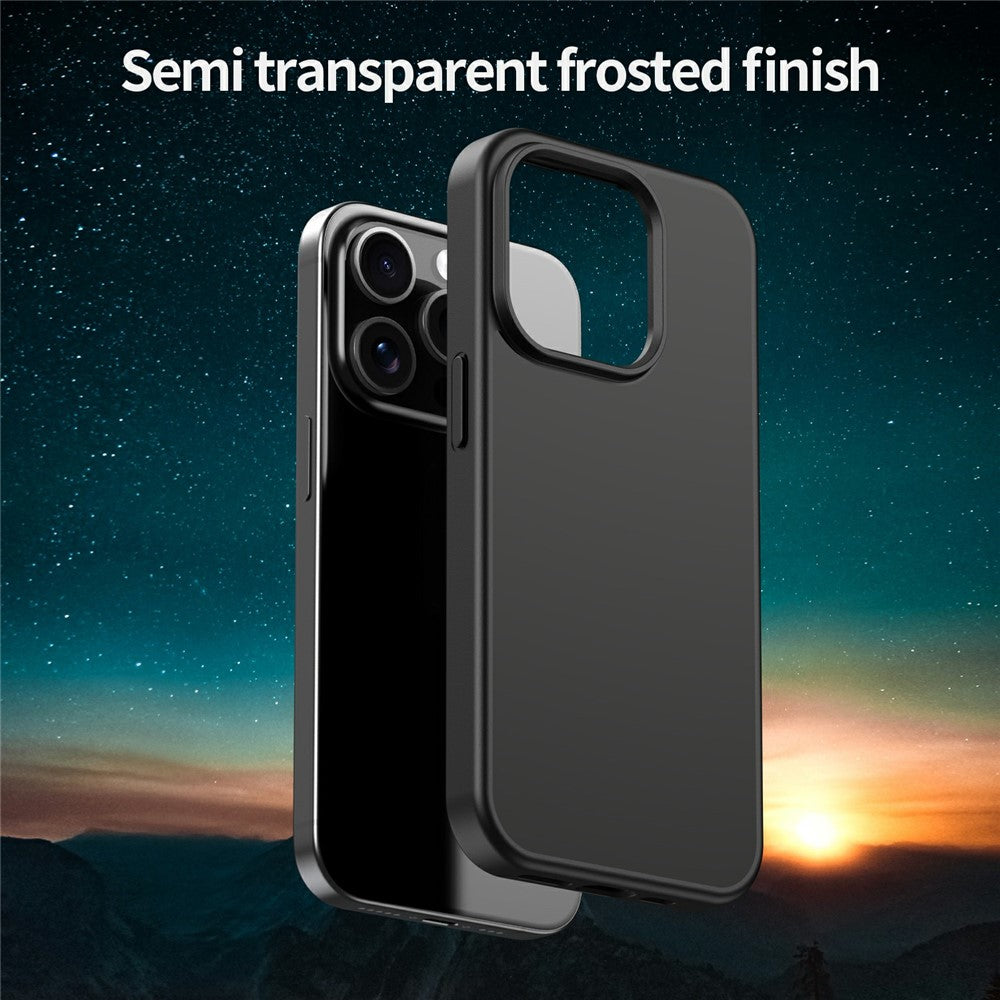 For iPhone 15 Pro Case Skin Touch Matte Anti Drop TPU PC Phone Back Cover