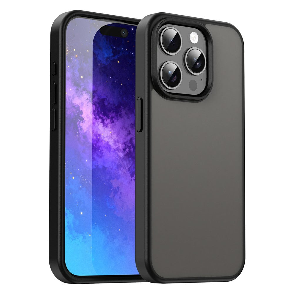 For iPhone 15 Pro Case Skin Touch Matte Anti Drop TPU PC Phone Back Cover