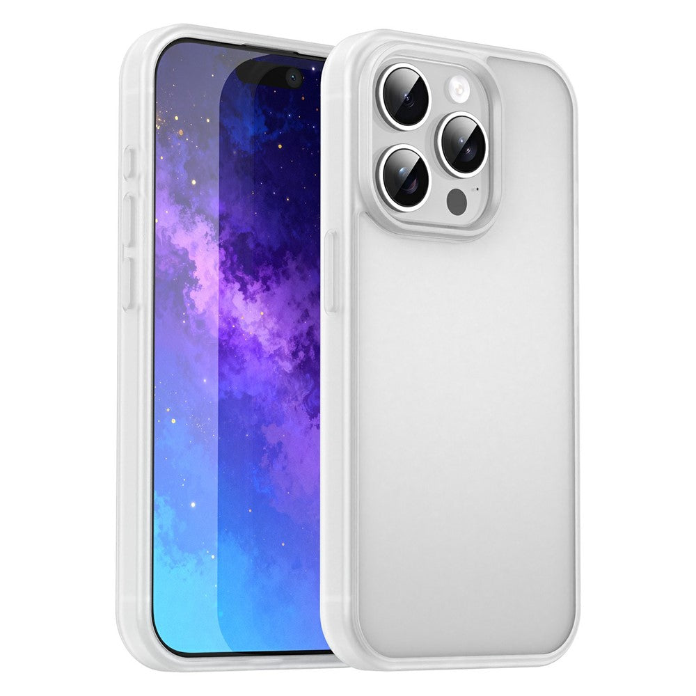 For iPhone 15 Pro Case Skin Touch Matte Anti Drop TPU PC Phone Back Cover