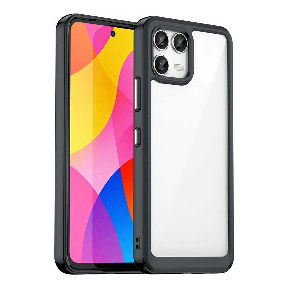 Funda protectora transparente de TPU + acrílico para T-Mobile Revvl 8 Pro / T Phone 3 Pro