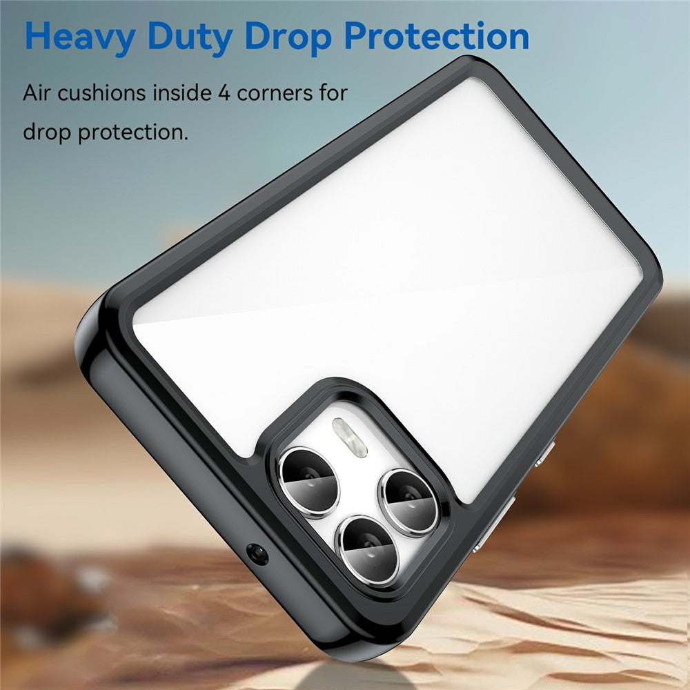 For T-Mobile Revvl 8 Pro  /  T Phone 3 Pro Case TPU + Acrylic Protective Clear Phone Cover