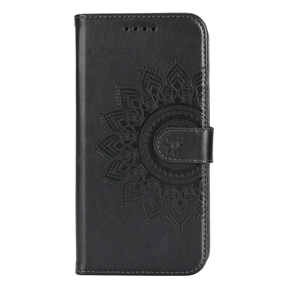 For iPhone 17 Pro Case Textured Leather Wallet Phone Cover with Strap