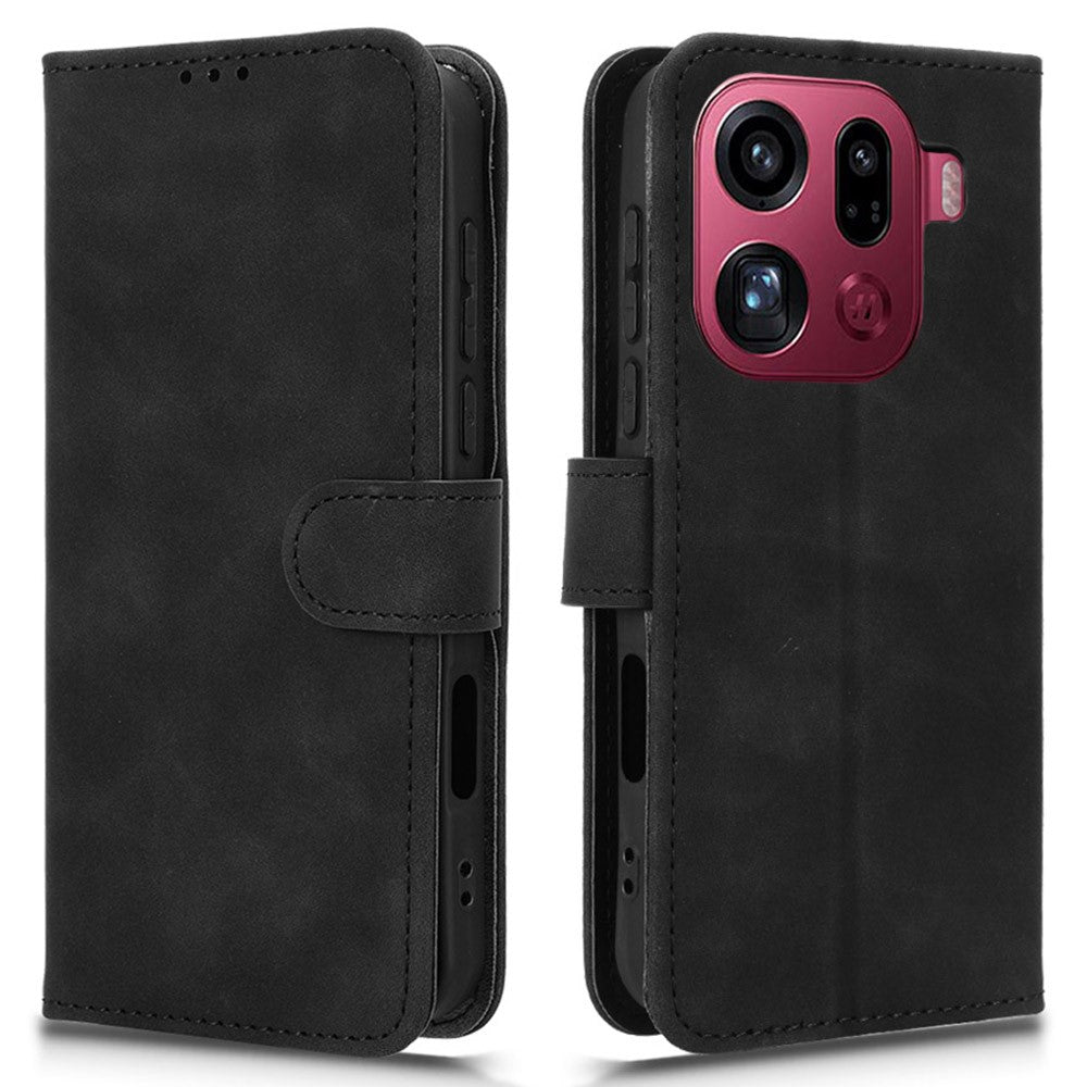 For Oppo Find X9 Pro 5G Leather Case Skin Feel Anti Drop Wallet Flip Phone Cover