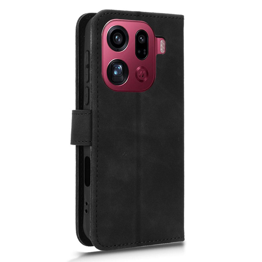 For Oppo Find X9 Pro 5G Leather Case Skin Feel Anti Drop Wallet Flip Phone Cover