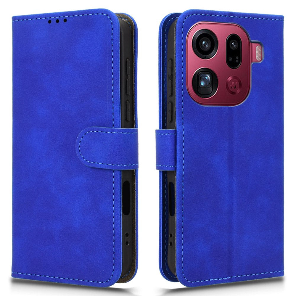 For Oppo Find X9 Pro 5G Leather Case Skin Feel Anti Drop Wallet Flip Phone Cover