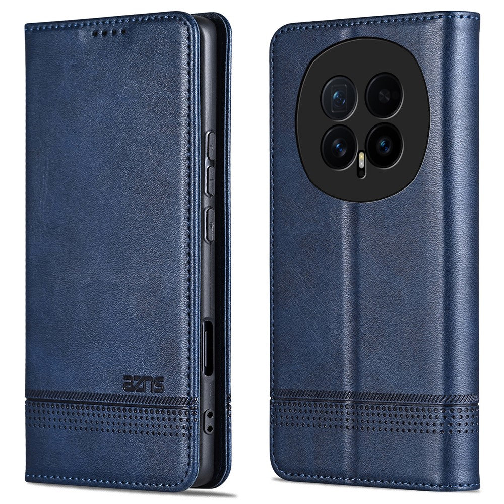 AZNS For Honor Magic8 5G Case Cowhide Texture PU Leather Wallet Phone Cover