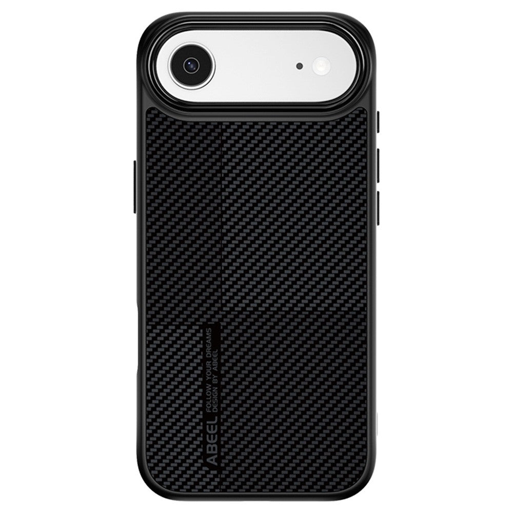 ABEEL CF-Lyocell Series For iPhone Air Case Compatible with MagSafe Microfiber + PC + E-TPU Phone Cover