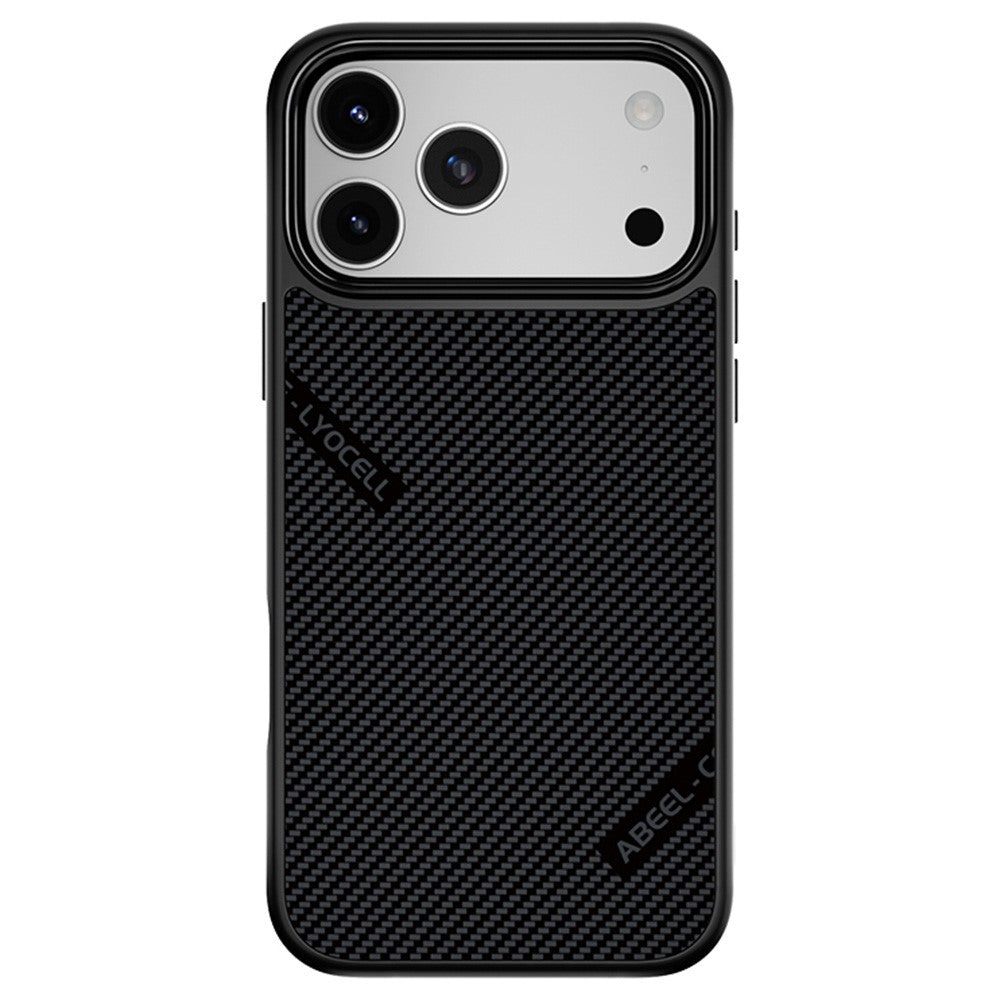 ABEEL CF-Lyocell Series For iPhone 17 Pro Max Case Compatible with MagSafe Microfiber + PC + E-TPU Phone Cover