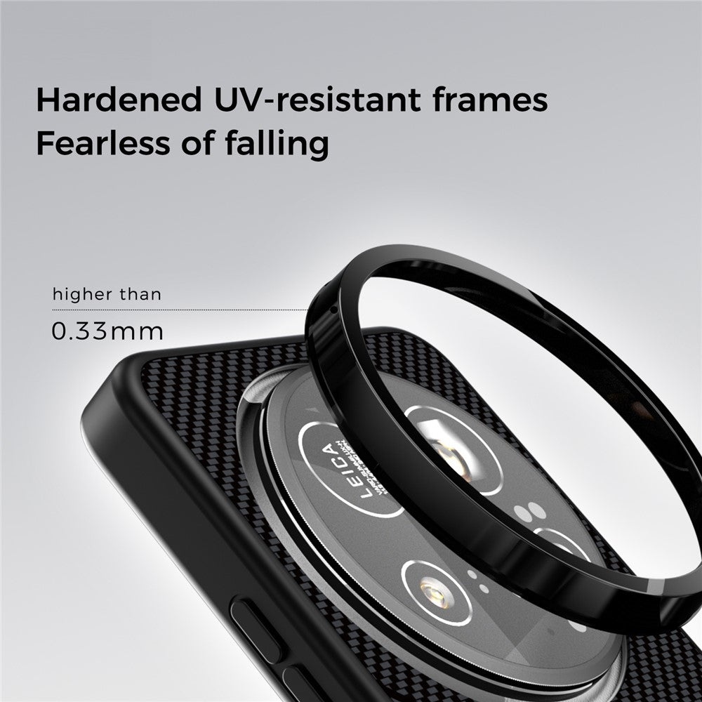 ABEEL CF-Lyocell Series For Xiaomi 15 Ultra Case Compatible with MagSafe Microfiber + PC + E-TPU Phone Cover