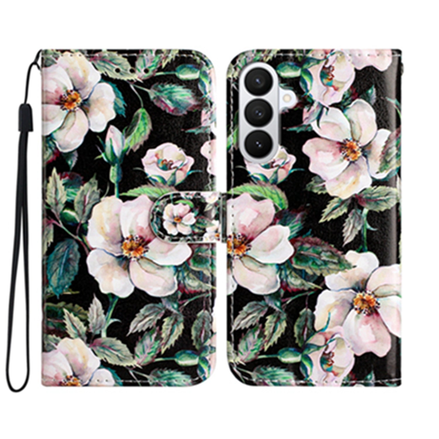 For Samsung Galaxy S26 Pro Wallet Case  Printed Pattern PU Leather Stand Phone Cover with Strap