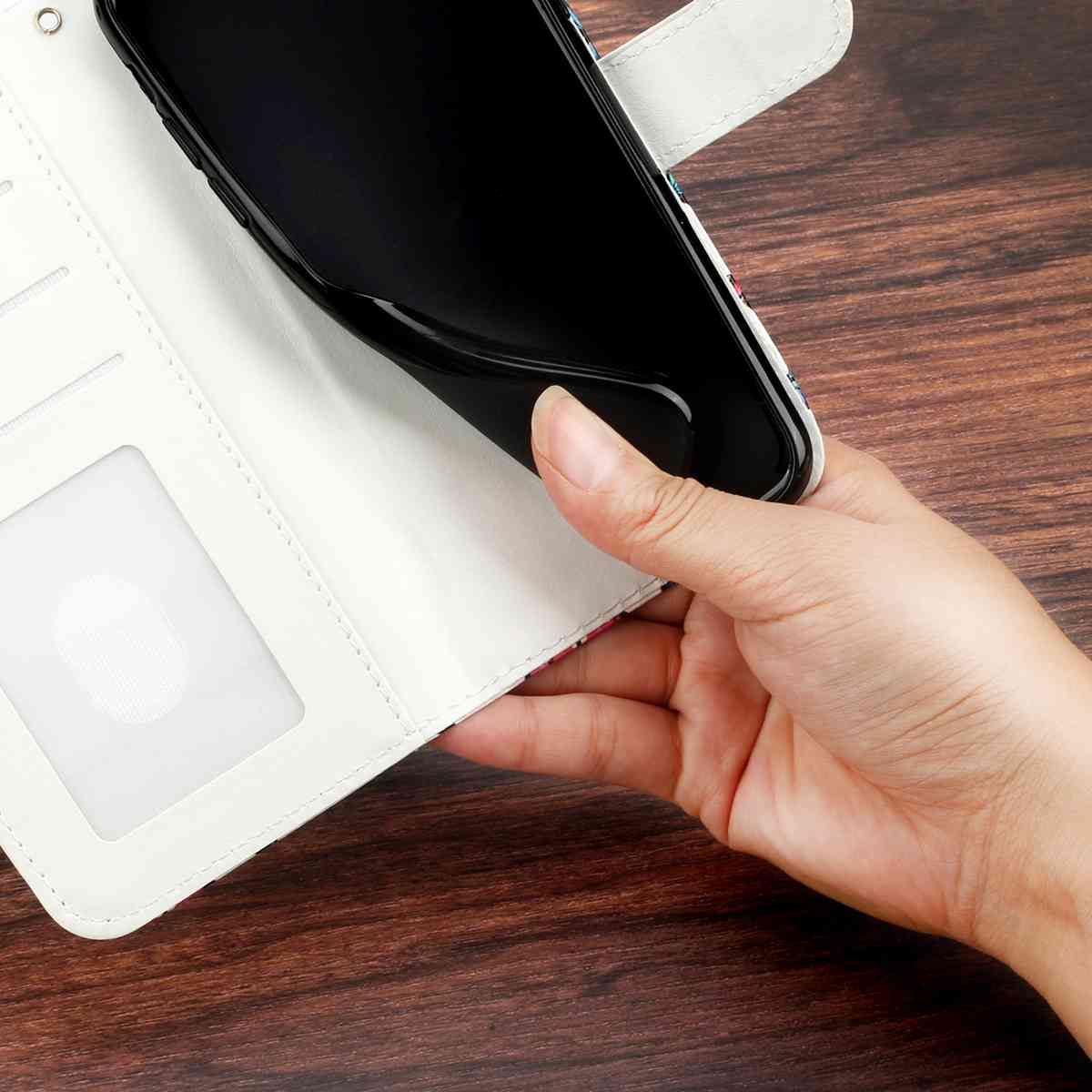 For Samsung Galaxy S26 Edge Wallet Case  Printed Pattern PU Leather Stand Phone Cover with Strap