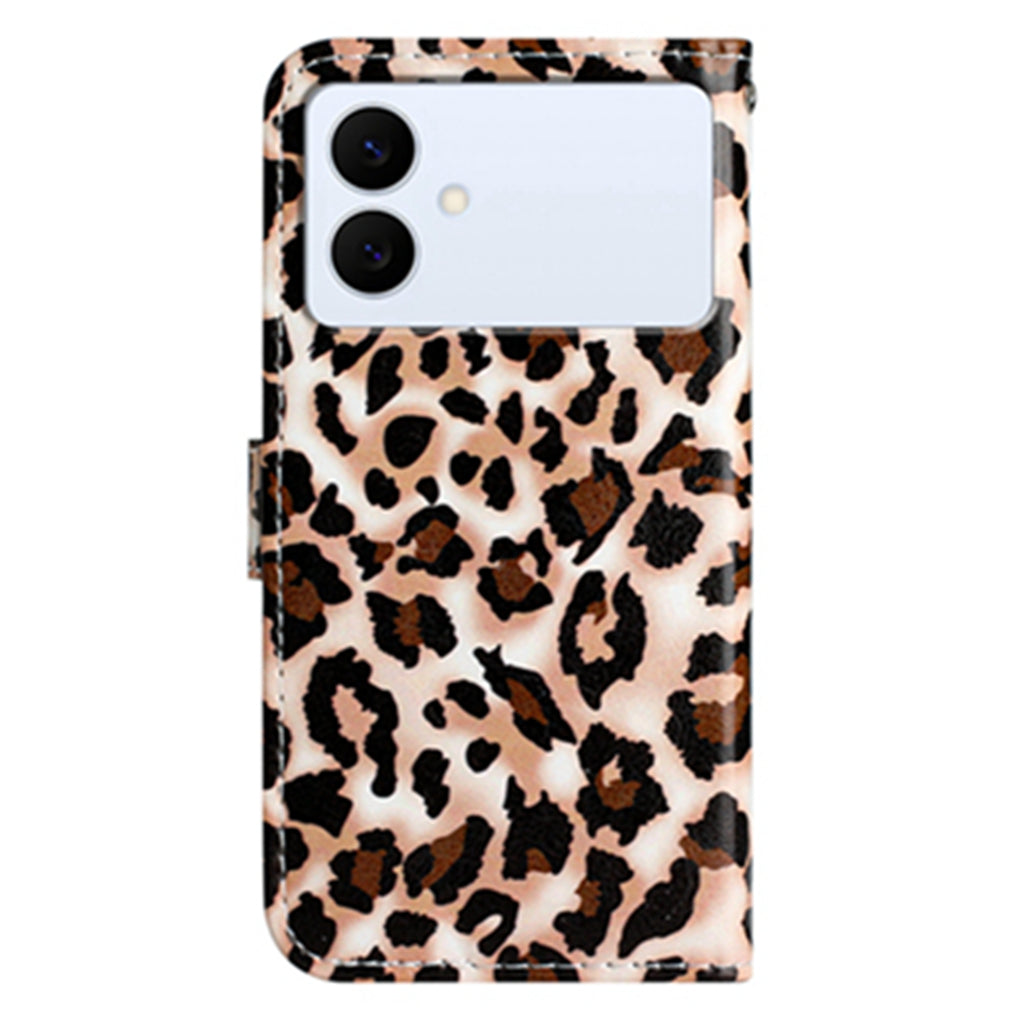 For Samsung Galaxy S26 Edge Wallet Case  Printed Pattern PU Leather Stand Phone Cover with Strap