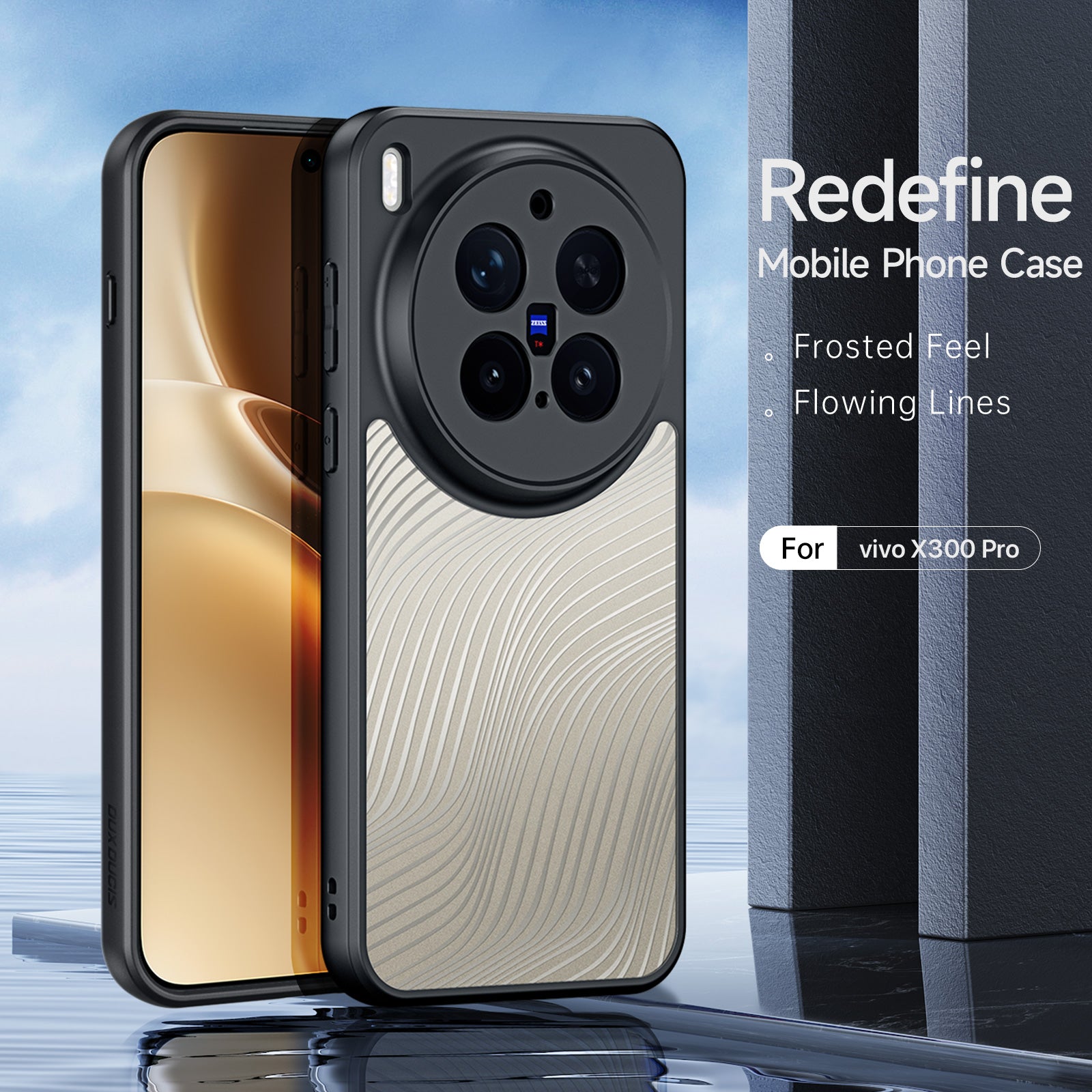 For vivo X300 Pro 5G Case DUX DUCIS Aimo Series TPU+PC Matte Drop-proof Phone Cover (REACH Certification)