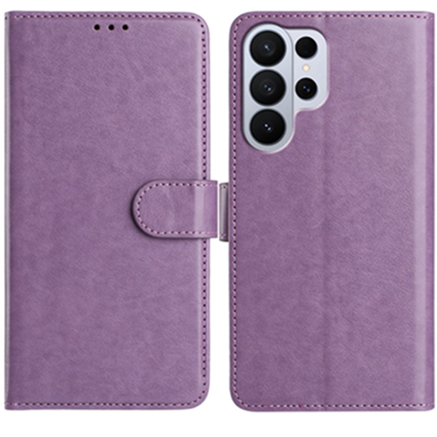 For Samsung Galaxy S26 Ultra Wallet Phone Case Stand PU Leather Folio Flip Cover with 8 Card Slot